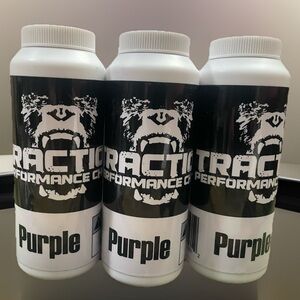 Lot of 3 Traction Performance Gym Chalk/Powder Gymnastics Weight Lifting Purple